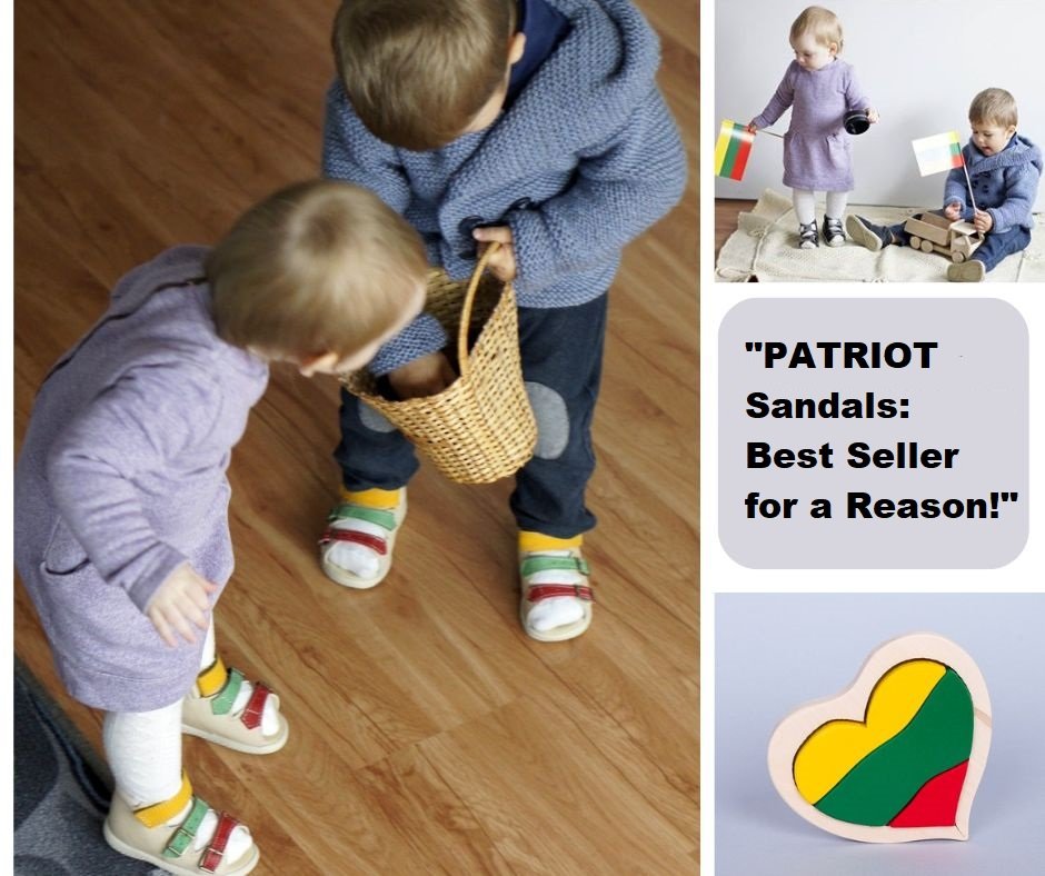 Patriot sandals for kids